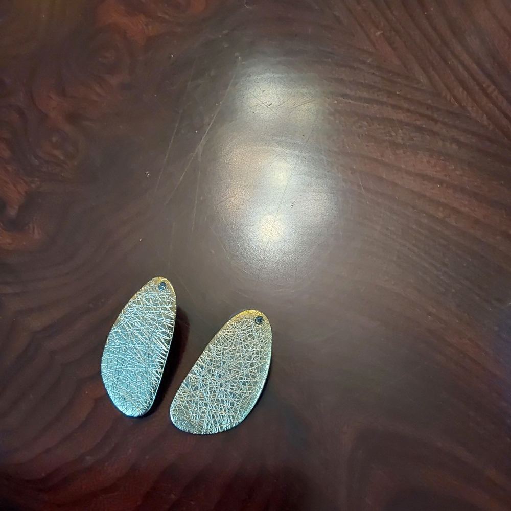 Chico's Gold-tone Textured Earrings